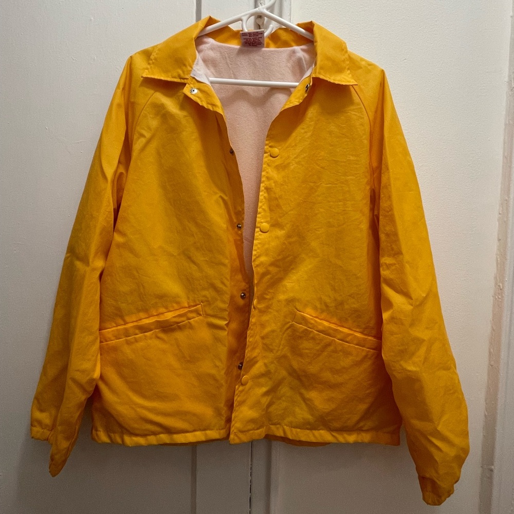 Cardinal • Vintage Lightweight Yellow Rain Jacket